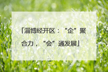 淄博经开区：“企”聚合力，“会”通发展
