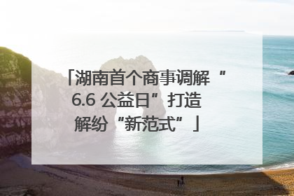 湖南首个商事调解“6.6 公益日”打造解纷“新范式”