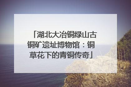湖北大冶铜绿山古铜矿遗址博物馆：铜草花下的青铜传奇
