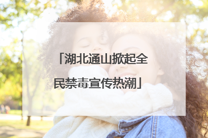 湖北通山掀起全民禁毒宣传热潮