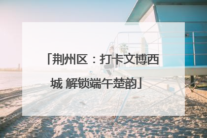 荆州区：打卡文博西城 解锁端午楚韵