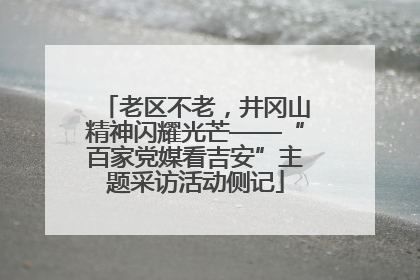 老区不老，井冈山精神闪耀光芒——“百家党媒看吉安”主题采访活动侧记