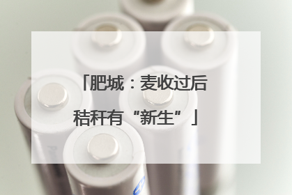 肥城：麦收过后秸秆有“新生”