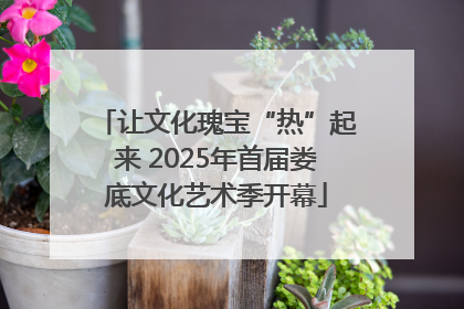 让文化瑰宝“热”起来 2025年首届娄底文化艺术季开幕