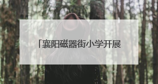 襄阳磁器街小学开展禁毒主题教育 筑牢青少年“无毒防线”