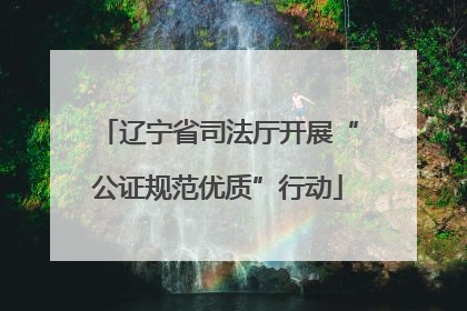 辽宁省司法厅开展“公证规范优质”行动