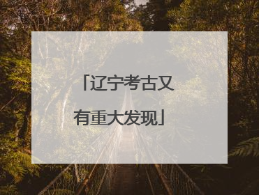 辽宁考古又有重大发现