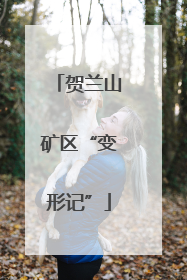 贺兰山矿区“变形记”