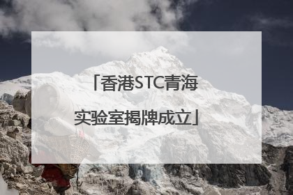 香港STC青海实验室揭牌成立