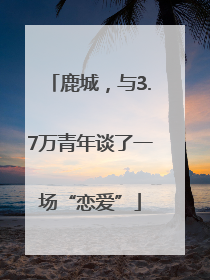 鹿城，与3.7万青年谈了一场“恋爱”