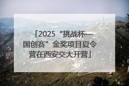 2025“挑战杯—国创赛”金奖项目夏令营在西安交大开营