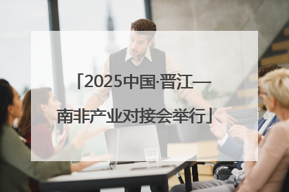 2025中国·晋江—南非产业对接会举行