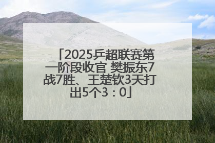 2025乒超联赛第一阶段收官 樊振东7战7胜、王楚钦3天打出5个3∶0